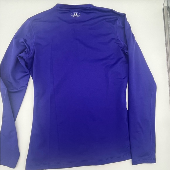 Under Armour Women's Purple Long Sleeve cold gear fitted coupe Ajustee Top LG - Picture 4 of 6